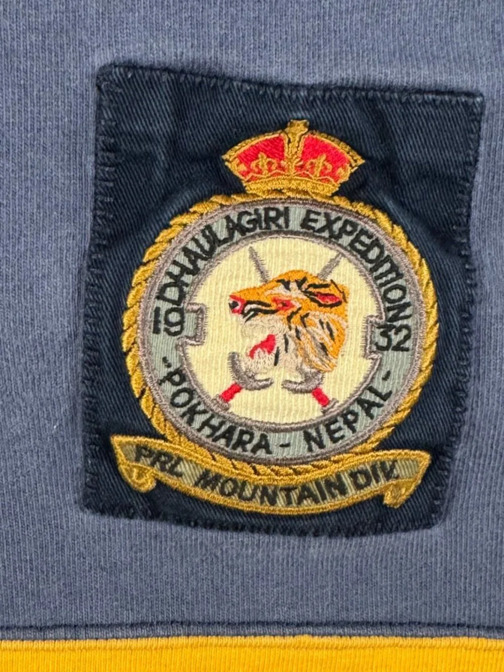 Polo Ralph Lauren Rugby Shirt Mens 3XB 3XL Big Blue Mountain Expedition Nepal